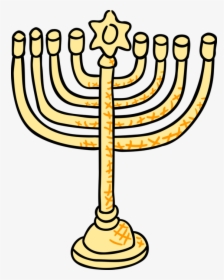 Jewish Menorah Candles Vector - Jewish Candles Png, Transparent Png, Transparent PNG