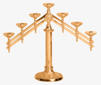 Excelsis-altar Candelabra With Adjustable Arms , Png - Candlestick, Transparent Png, Transparent PNG