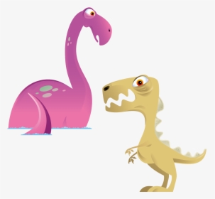 Dinosaur Cartoon Euclidean Vector Illustration - Portable Network Graphics, HD Png Download, Transparent PNG