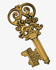 Key Clipart Magic Key - Victorian Png, Transparent Png, Transparent PNG