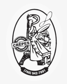 French Crepe Logo V1 French Crepe Catering - Emblem, HD Png Download, Transparent PNG
