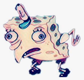Mocking Spongebob - Stickers De Bob Esponja, HD Png Download, Transparent PNG