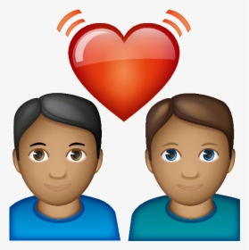 Couple Emoji Png, Transparent Png, Transparent PNG