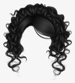 Black Hair Transparent Background, HD Png Download, Transparent PNG