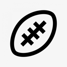 Football Outline Of A Clipart Jersey Free Field Boot - Outline Of Football, HD Png Download, Transparent PNG