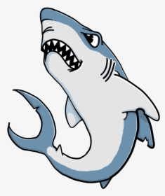 Shark Animated Cartoon Clip Art - Animated Shark Transparent, HD Png Download, Transparent PNG