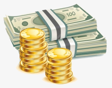 Gold Coin Money Banknote United States Dollar - Dollar And Gold Png, Transparent Png, Transparent PNG