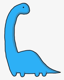 #dinosaur #dino #cute #tumblr #freetoedit - Long Neck Dinosaur Cute, HD Png Download, Transparent PNG