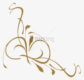 Free Png Gold Swirls Png Png Image With Transparent - Funeral Program Clipart Png, Png Download, Transparent PNG