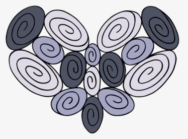 15 Swirl Heart - Circle Area, HD Png Download, Transparent PNG