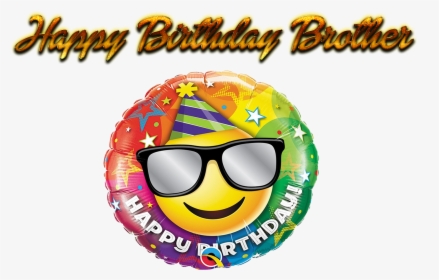 Happy Birthday Brother Png Background - Smiley, Transparent Png, Transparent PNG