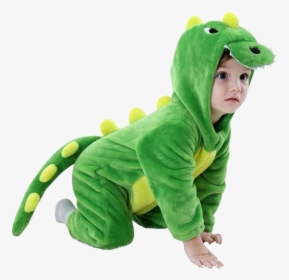 Cute Green Kiddie Dino Onesie      Data Rimg Lazy   - Dinosaur Onesie Kids, HD Png Download, Transparent PNG