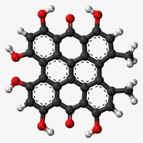Hypericin 3d Ball - Aromatic Hydrocarbons Benzene, HD Png Download, Transparent PNG