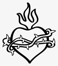 Sacred Heart Clipart, HD Png Download, Transparent PNG