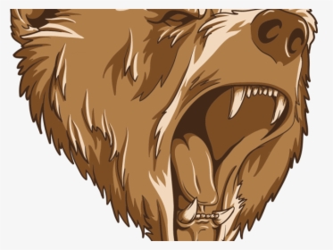 Transparent Mascot Clipart - Roaring Bear Logo Png, Png Download, Transparent PNG