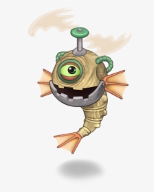 Cybop With Rotary Blade Clip Arts - My Singing Monsters Dawn Of Fire Cybop, HD Png Download, Transparent PNG