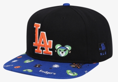 La Dodgers Halloween Angry Bear Pattern Snapback - Baseball Cap, HD Png Download, Transparent PNG
