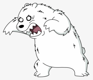 Mad Clipart Polar Bear - We Bare Bears Primal Ice Bear, HD Png Download, Transparent PNG