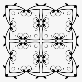 This Free Icons Png Design Of Line Art Flourish Banner - Chest Of Drawers, Transparent Png, Transparent PNG