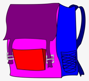 Backpack Svg Clip Arts - School Bag Clip Art, HD Png Download, Transparent PNG