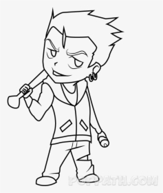 Collection Of Free Dab Drawing Gangsta Download On - Gangster Cartoon Drawings, HD Png Download, Transparent PNG