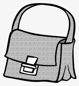 Transparent Backpack Clip Art - Bag Line Art, HD Png Download, Transparent PNG