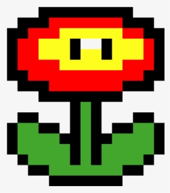 Fire Flower Pixel Png, Transparent Png, Transparent PNG