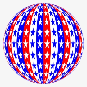 Red White Blue Sphere Clip Arts - Red White Blue Sphere, HD Png Download, Transparent PNG