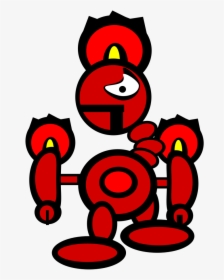 Fire Robot Svg Clip Arts - Robot Fire Clipart, HD Png Download, Transparent PNG