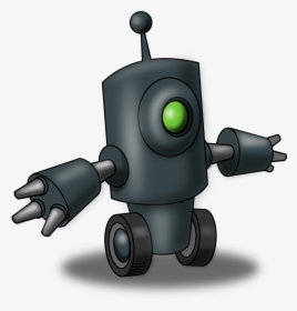 Robot Clipart Cliparts And Others Art Inspiration - One Eyed Robot, HD Png Download, Transparent PNG