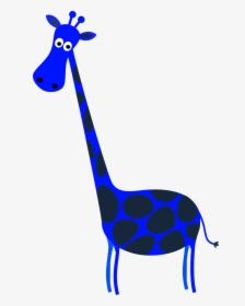 Transparent Giraffe Head Png - Clipart Blue Giraffes, Png Download, Transparent PNG