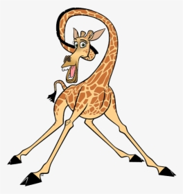 Transparent Giraffe Head Clipart - Melman Madagascar Coloring Pages, HD Png Download, Transparent PNG