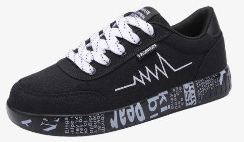 Hzxinlive 2018 Fashion Women Vulcanized Shoes Sneakers - Shoes Heart Beat Black, HD Png Download, Transparent PNG