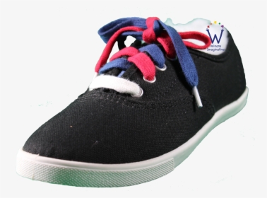 Each Shoelace Has Red On One Side, Blue On The Other - Skate Shoe, HD Png Download, Transparent PNG