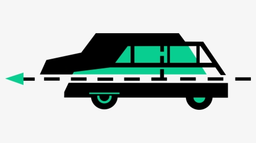 Vector Illustration Of Family Automobile Motor Vehicle - Airplane, HD Png Download, Transparent PNG