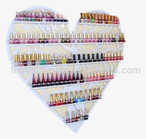 Wholesale Iron Hearted Wall Nail Gels Bottle Display - Shelf, HD Png Download, Transparent PNG