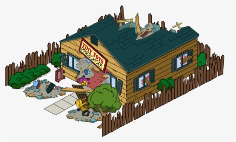 The Quest For Stuff Wiki - Cartoon Damaged House Png, Transparent Png, Transparent PNG