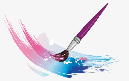 سكرابز بنات مرسومه - Art Paint Brush Vector, HD Png Download, Transparent PNG