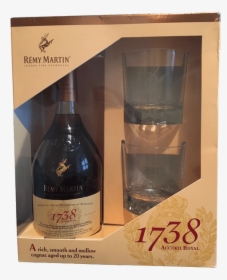 Remy Martin 1738 Gift - Remy Martin 1738 Gift Set, HD Png Download, Transparent PNG