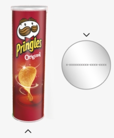 Pringles Grab & Go Small Original 37g 12 Pack , Png - Batch Code On Pringles Can, Transparent Png, Transparent PNG