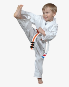 Pre-k Kid Kicking - Karate, HD Png Download, Transparent PNG