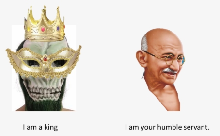 Gandhi King - Mask, HD Png Download, Transparent PNG