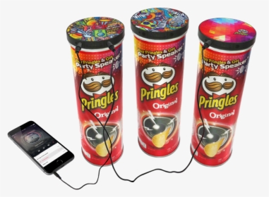 Pringles Can Speakers - Pringles Music Speakers, HD Png Download, Transparent PNG