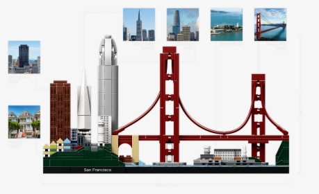 Lego Skyline San Francisco, HD Png Download, Transparent PNG