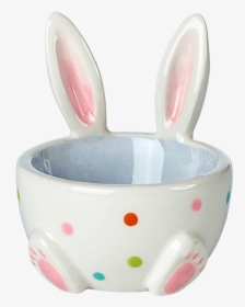Eggcup With Rabbit Ears Blue - Ceramic, HD Png Download, Transparent PNG