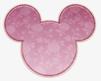 Pink Lace Minnie Ears - Background Minnie Mouse Png, Transparent Png, Transparent PNG