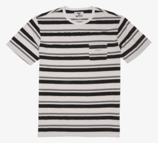 Huf Striped T Shirt, HD Png Download, Transparent PNG