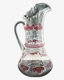 Victorian Hand Painted Lemonade Pitcher, HD Png Download, Transparent PNG
