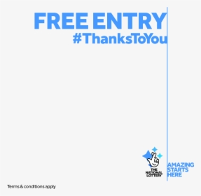 Free Entry Empty Bluetext - National Lottery, HD Png Download, Transparent PNG
