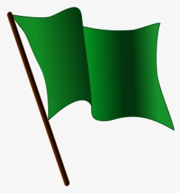 Waving Green Flag Gif, HD Png Download, Transparent PNG